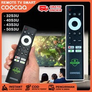 Remote Smart TV Coocaa Original Android LCD LED IQIYI Hjau 32S3U 40S3U 43S3U 50S3U