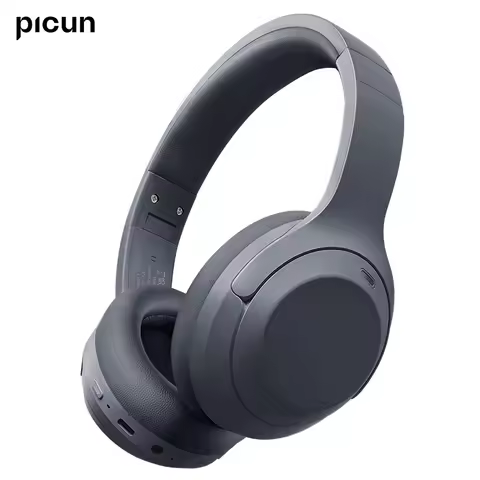 Picun F1 ANC Wireless Bluetooth 5.4 Hi-FI Audio Headphones 43dB Adaptive Noise Cancelling Headsets 4
