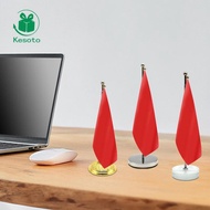[Kesoto] Table Flag Stand Desktop Flag Stand Metal Desktop Meeting Office Flag Holder