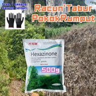 Racun Tabur Rumput Weed Control 🇲🇾Land reclamation hoe Hexazinone herbicide500g