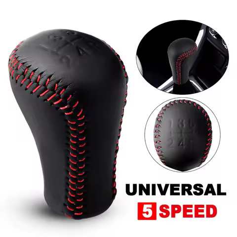 Gear Lever Knob 5 Speed Universal Leather Shift Knob For Toyota MR2 Trd Shift Knob toyota celica Aut