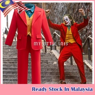 MYLITTLELASS Children Cosplay Arthur Movie Joker Suit Fleck Fancy Costume Men Clown Outfit Halloween
