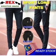 【READY STOCK AT MALAYSIA】Adidas Seluar Sukan Tracksuit seluar lelaki Men Slim Fit Casual Sport Long Pants Long Jogger