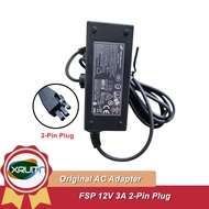 12V 3A 36W 2PIN Genuine AC Adapter FSP FSP036-RAB RBBN2 Charger for Fortigate Fortinet Firewall FG-6