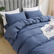 codSolid Color Duvet Cover Set with Pillowcases - Brushed Bedding Set for Bedroom -Cozy Includes 1 D