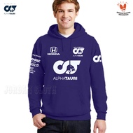 Hoodie Jaket Sweater Team Balap Honda Scuderia Alpha Tauri Formula One F1