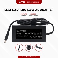 LPO Laptop Charger Adapter 19.5V 11.8A 230W 7.4mm x 5.0mm Compatible for MSI 230W for MSI GT72S 6QF