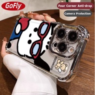 Phone Case For iPhone 17 16 15 Plus 14 13 12 11 Pro Max X Xr Xs Max Camera Lens Protector Case Clear