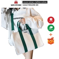 Korean style crossbody tote bag for going out, going to school, office -MIN STORE