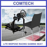 Pt Erick Gaming- Lite Midpose Kursi Racing Simulator Stand Gaming Balap Stir Setir Jok Game Gamers G