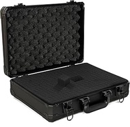 15 Inch Aluminum Carrying Case 15 X 11 X 4.3 Inch Ideal for Microphone & Camera Gear Transportation,