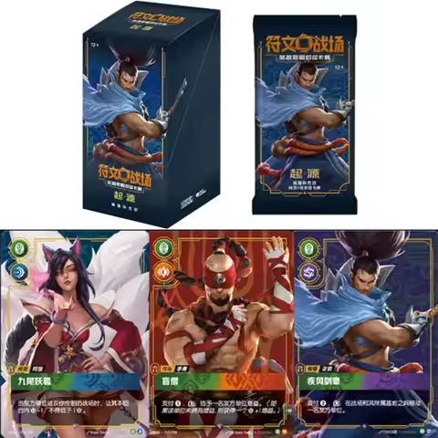 Genuine Riftbound Card Rune Battlegrounds TCG Battle Cards Origins Booster Pack Game Peripheral Coll