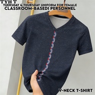 【Tuesdays & Thursdays Teacher uniforms】Full Sublimation Breathable T-Shirt, Unisex Teacher Office Un