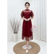 Party Dress Women's Wedding Dress Latest Viral Party Dress 2025 ChristmasELEGAN Bj Brocade Women's C
