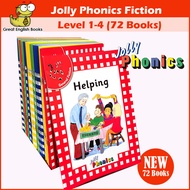 (In Stock) พร้อมส่ง หนังสือเด็ก ฝึกหัดอ่านโฟนิกส์ Jolly phonics general fiction แบ่งเป็น 4 ระดับ จำน