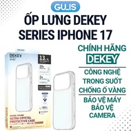 DEKEY Transparent Case for iPhone 17/17 Pro/17 Pro Max, Transparent iPhone 17 pro max Case-GULIS
