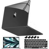 [100% ชัดเจนเป็นพิเศษ] เคสคริสตัลบางพิเศษสำหรับ2025 Macbook Air M4 M2 M3 A3113 13 15นิ้ว A3114 A2179