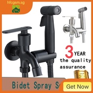 [In stock]bidet spray set two-way stainless steel faucet bidet bathroom faucet flush toilet pipe bathroom faucet