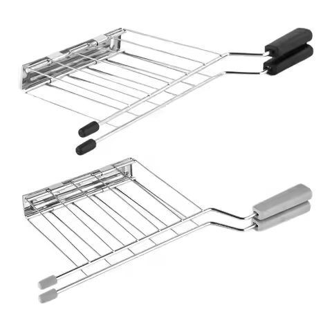 Toast Slice Holder Toaster Grill Rack Practical Bread Machine Sandwich Cage Grill Warming Rack for B