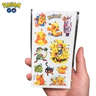 Waterproof Kawaii Pikachu Sticker Funny Cartoon Girls Christmas Birthday Gift Kids Toys