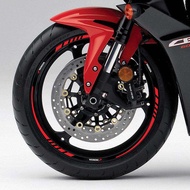 1 Set HONDA Motorcycle 17 Inch Wheel Rim Sticker Reflective Waterproof Decorative Decal for CBR 500R 650F NC750S NC750X CB500F CBF 1000 CB 190R MOTO