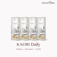 PEGAVISION คอนแทคเลนส์สี รายวัน รุ่น Kaori (set 4 กล่อง/40 เลนส์)