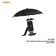 MOXOM MX-VS99 360 Rotation Motorcycle Phone Holder With Umbrella Mobile Saftey Protection Rain VS99