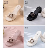 Strappy Sandals With 1inch Heels For Ladies