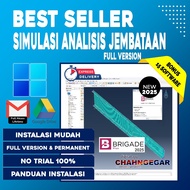 Technia BRIGADE Plus 2025 Full Software Simulation Bridge Analysis and civil structure visualization