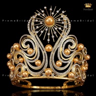 มงกุฏ Miss Universe 2024 งานโลหะฐานกลมปรับขนาดได้ พร้อมส่งจาก จ.อุบลราชธานี ไม่ต้องรอจีน