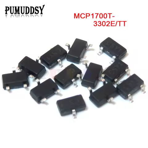 10PCS MCP1700T-3302E/TT SOT-23 MCP1700T-3302E SOT MCP1700T-3302 SMD MCP1700T MCP1700 IC