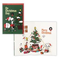 【缺貨中】全新 hallmark 日本原裝進口 正版 Snoopy 史努比 立體 聖誕節 聖誕卡片 94293