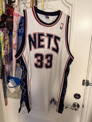 Champion Brooklyn Nets Marbury 33 籃球球衣AU 56改48