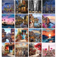 DIY Landscape/night Scene/mountain/lake Landscape/city Scenery/diamond Painting, Adult Set Pure Hand
