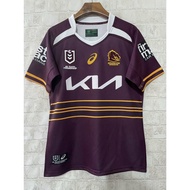 High Quality 2025 Broncos Home Rugby Jerseys Men Short Sleeve Rugby Football Shirt