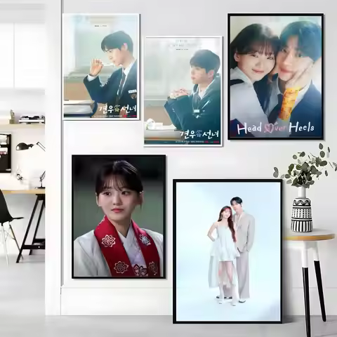 Hot Kdrama H-Head Over Heels Poster Premium HD Self-Adhesive Wall Decor – Peel & Stick, Residue-Free