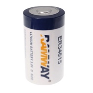 [SG] Ramway ER34615 3.6V Type D Lithium Thionyl Chloride (Li-SOCl2) Cylindrical Battery (1 Piece)