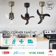 [BESTAR] 16" Dino DC Corner Ceiling Fan with Remote Control