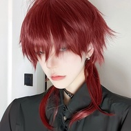 Men Wig Japanese Style Anime Cosplay Wig Matte Color Synthetic Cosplay Wig For Men Women