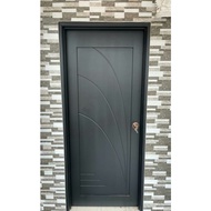 Pintu Kayu Meranti Keras Design Padi Wooden Door Meranti Original Natural Full Solid Door Pintu Ruma