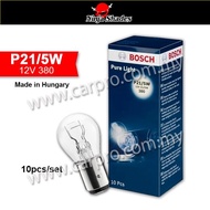 1PCS Bosch Pure Light  P21/5W (380) / P21 (382) Bulb 1016 Brake Bulb (12V) Made In Hungary