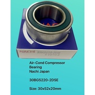 30BG5220-2DSE NACHI JAPAN BEARING. (SIZE: 30mm X 52mm X 20mm). AIRCOND COMPRESSOR BEARING.SATRIA, PE