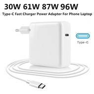 96W PD USB-C Laptops Power Adapter 87W Type-C Fast Charger For Phone