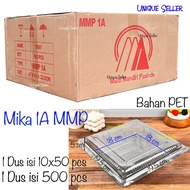 [1 Box] Mika 1A MMP contains 500 pcs Size 19.5x19.5x5 cm Mika Cake Sponge Cake Box 19.5x19.5x5 cm 20