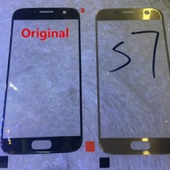{ } Digitizer Front glass lcd samsung s7 flat g930f g930 original