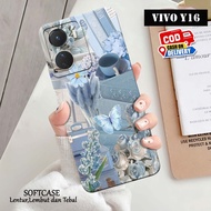 HP Latest Vivo Y16 Case - Flowers Fashion Case - Latest Vivo Y16 Phone Case - Latest Vivo Y16 Case -