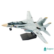 tooppoo] 1:72 Scale F-14 Tomcat Fighter Jet Model - White & ABS Plastic, 10.24inch Length new