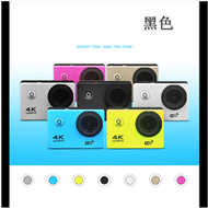 全城熱賣 - F60r戴遙控4k高清攝影機2.0寸防水頭盔潛水dv運動相機（黑色）