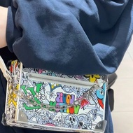 LV SOFT TRUNK Mini 1155 列 塗層帆布牛皮飾邊 方盒子包 18.5cm*8*13 全新配件塵袋