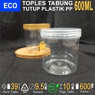 ECO TUBE JAR 600ML 600ML JAR/ DIAMETER 9.5CM